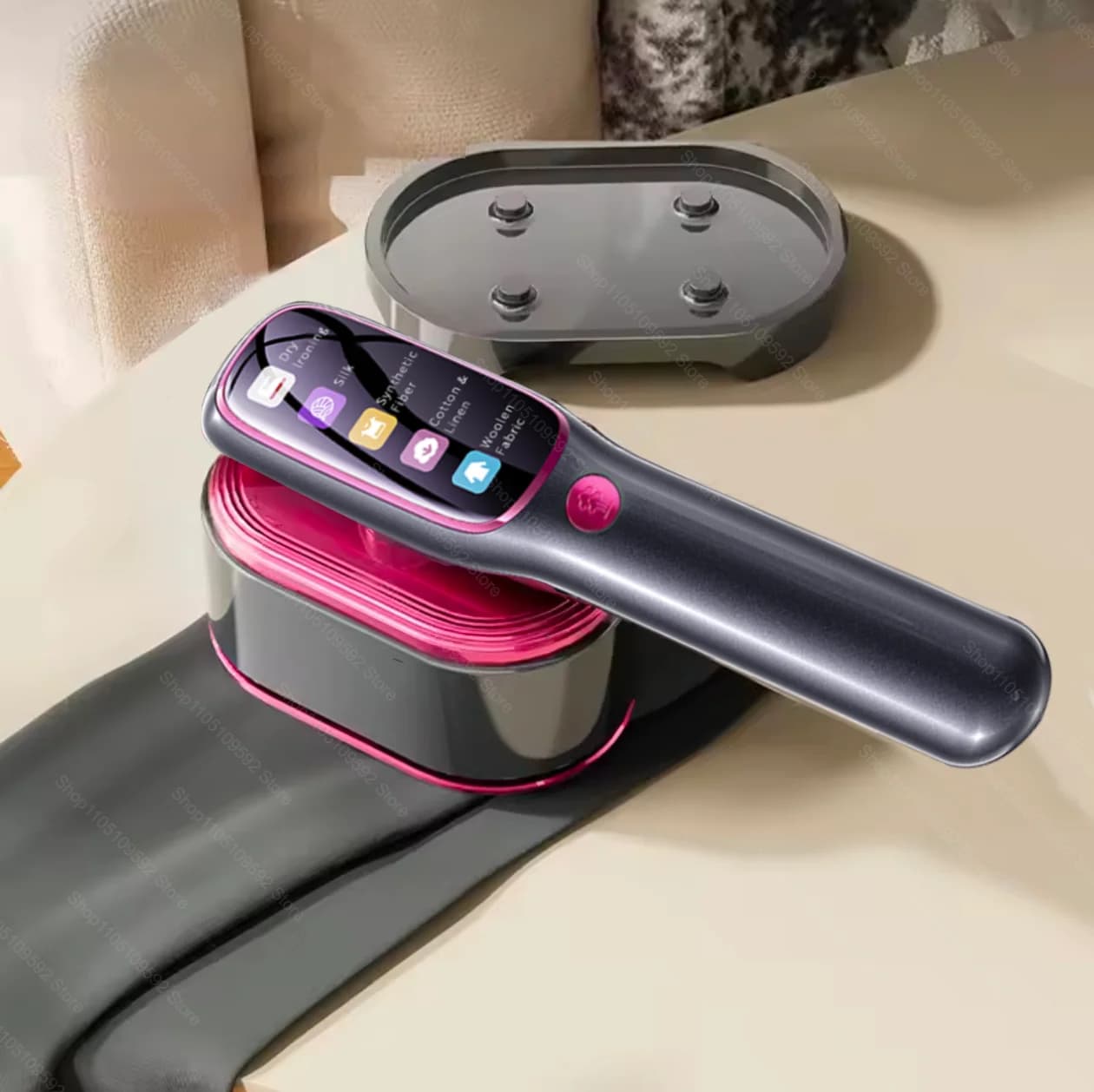 Ferro da stiro a vapore portatile pieghevole, stiratore verticale per vestiti, stiratore a vapore per indumenti, stiratore a secco e a vapore, per casa e viaggio