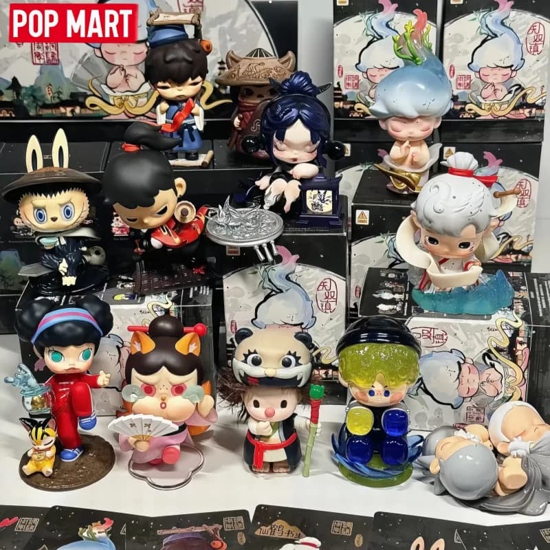 POP MART Matchless Serie 14° Anniversario Blind Box, Giocattoli Kawaii, Action Figure Anime, Scatole Misteriose a Sorpresa, Bambole Regalo