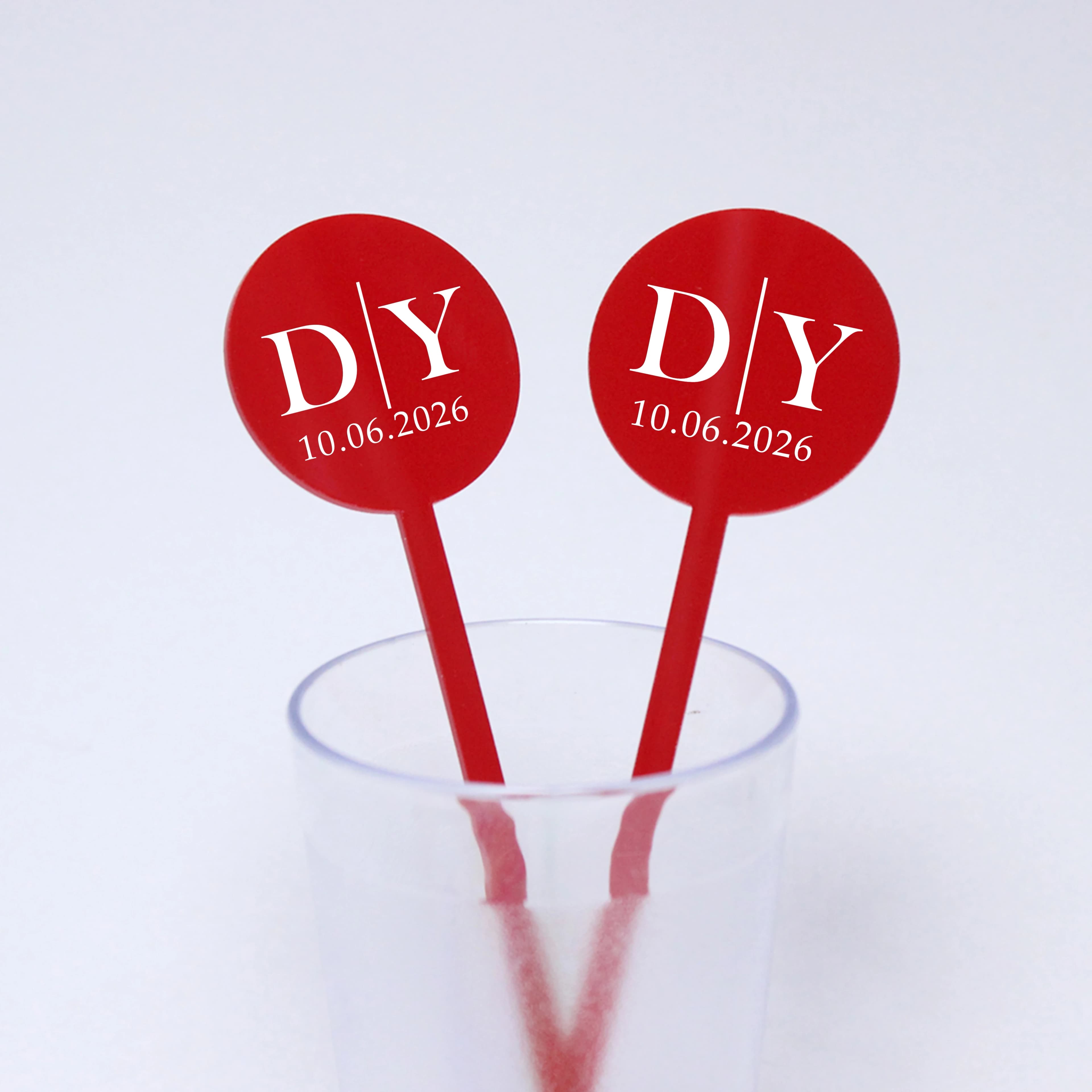 50/80/200PCS Agitatori acrilici personalizzati Stampa personalizzata Agitatori per bevande Ciondoli per vino in vetro Swizzle Bastoncini da cocktail Logo personalizzato
