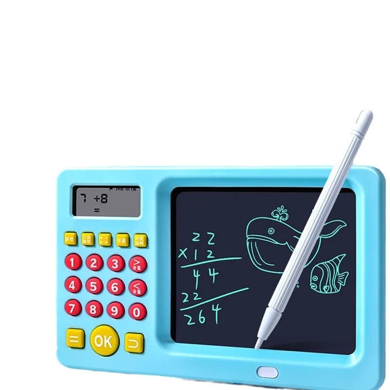 Macchina per l'Allenamento dell'Aritmetica Orale, Tesoro Matematico Automatico per Bambini, Tablet LCD per Scrittura a Mano, Disegno