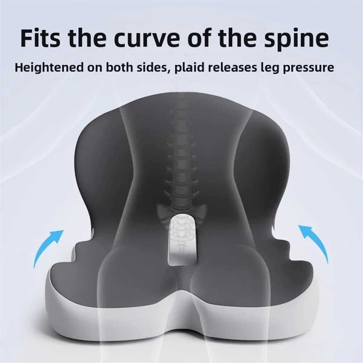 Nuovo Cuscino Ergonomico BEBAS 2026 in Memory Foam per Supporto Lombare, per Auto, Sedie da Ufficio e Sedie a Rotelle