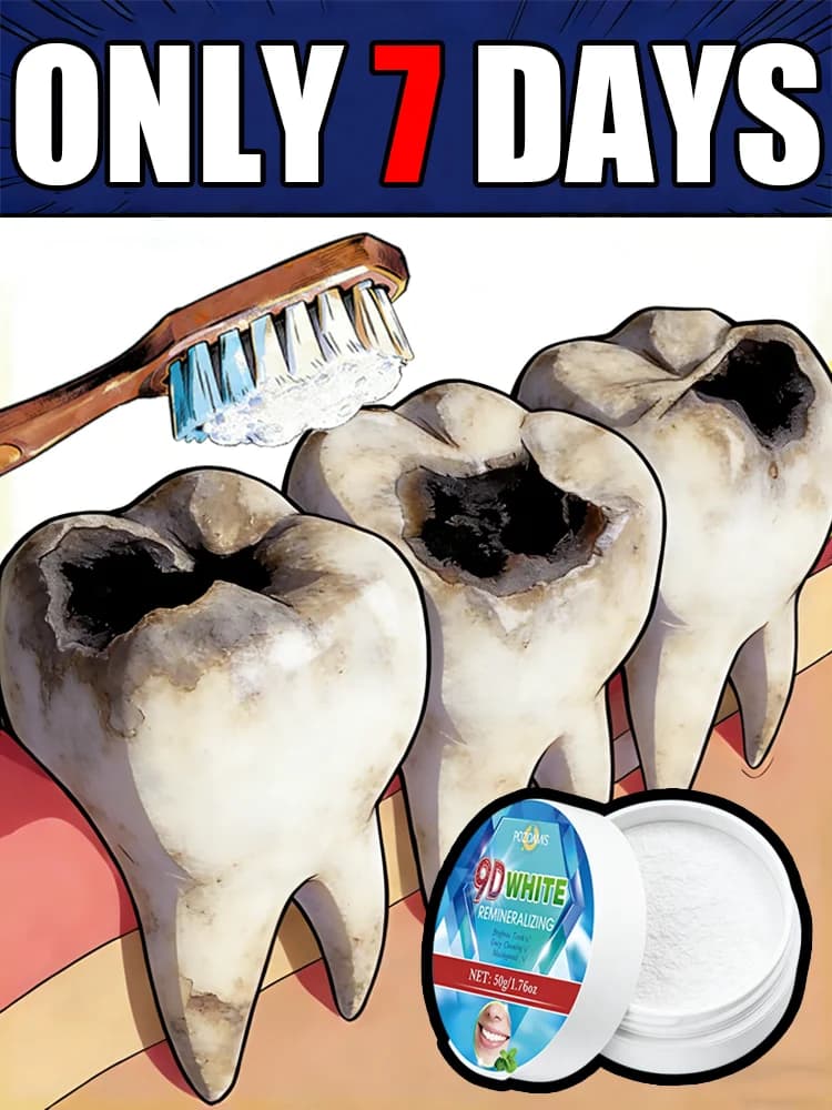 Mineral powder for all-in-one teeth: teeth whitening, stains removal, repair and strengthening