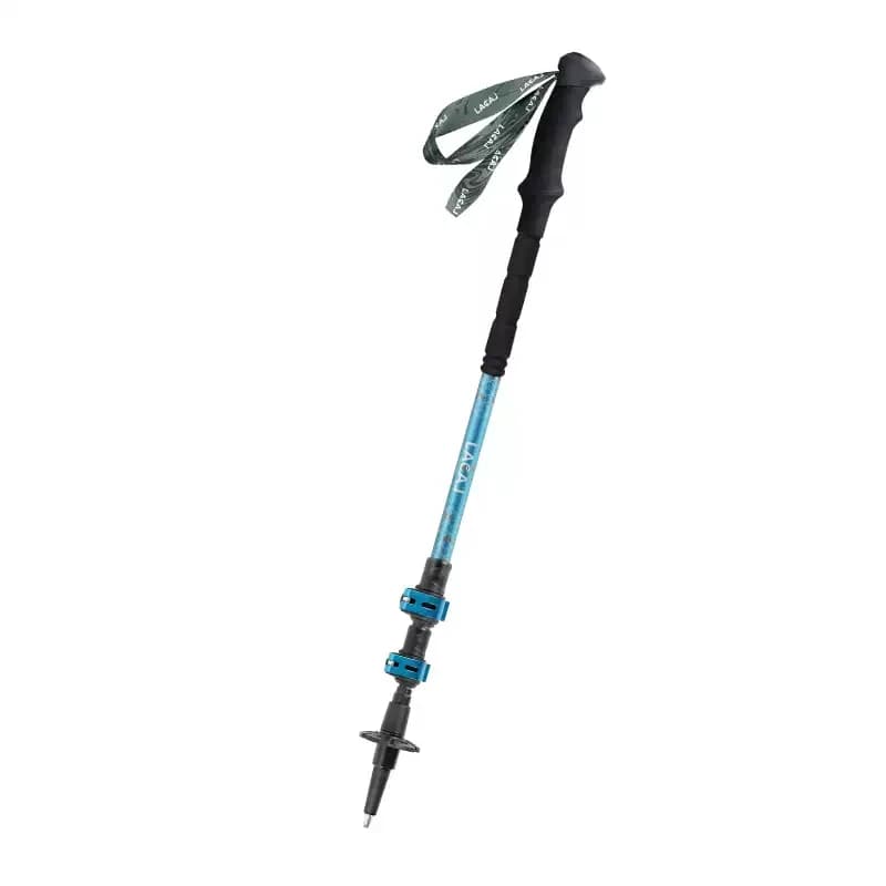 Ultra-Lightweight 3-Section Telescopic Aluminum Alloy Shock-Absorbing Outdoor Trekking Pole