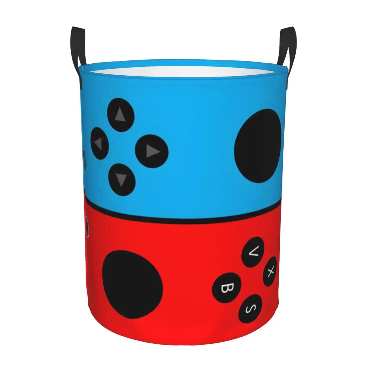 Controller di gioco per giocatori personalizzato Cesto per la biancheria Pieghevole Grande contenitore per riporre i vestiti Regalo per gli amanti dei videogiochi Cesto per bambini