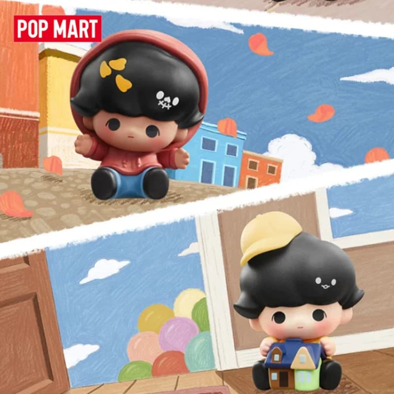 POPMART POP BEAN DIMOO WORLD PIXAR Series Mini Doll Blind Box Guess Bag Mystery Box Toys Doll Cute Anime Figure Desktop