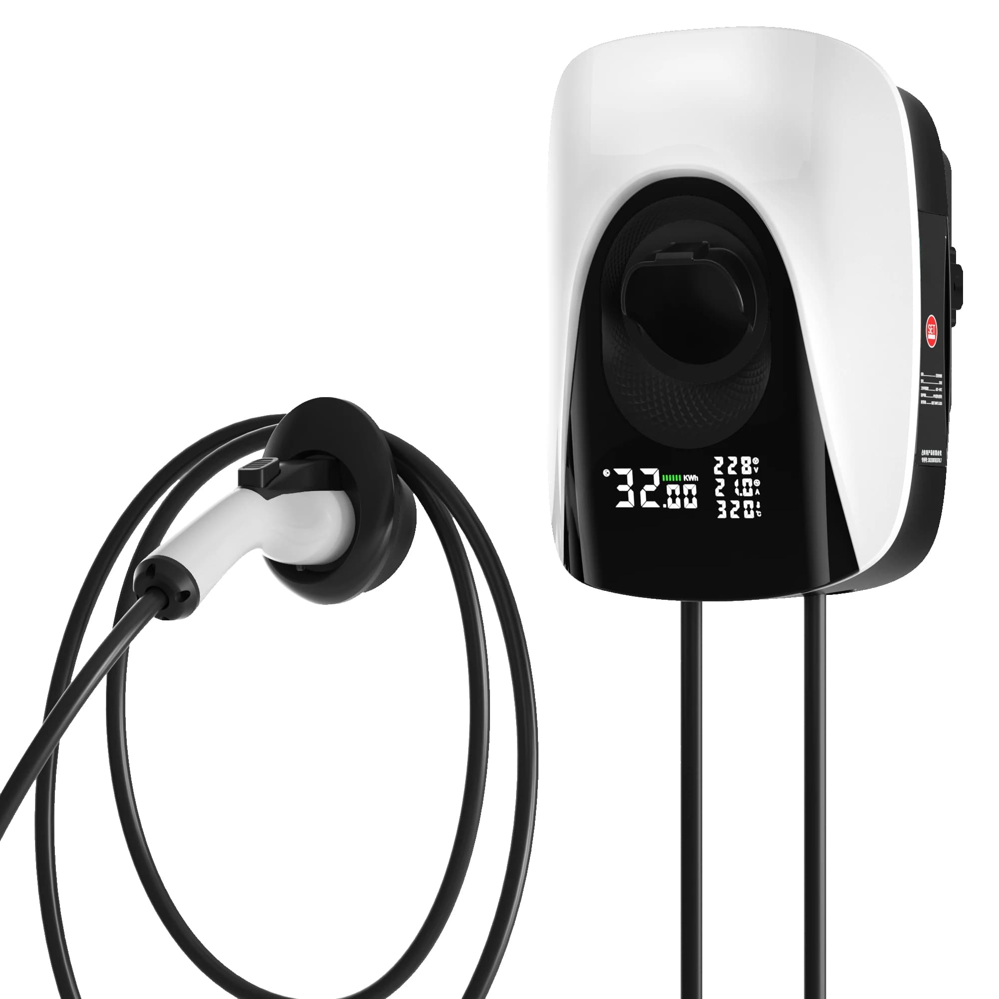 Car charging stations from 7KW 240V Type 1, EV charger for new energy vehicles with 5m cable, accessories and spare parts for United States of America