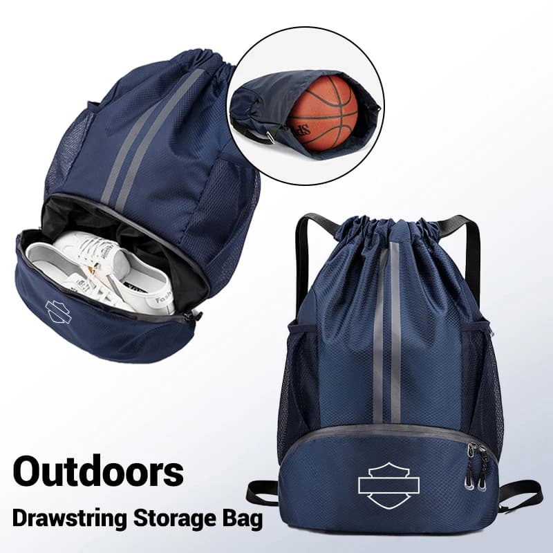 For Harley Basketball Football or Swimming Bag Dry Wet Separation Swimsuit Storage Bag Sports Backpack Training And Fitness New
