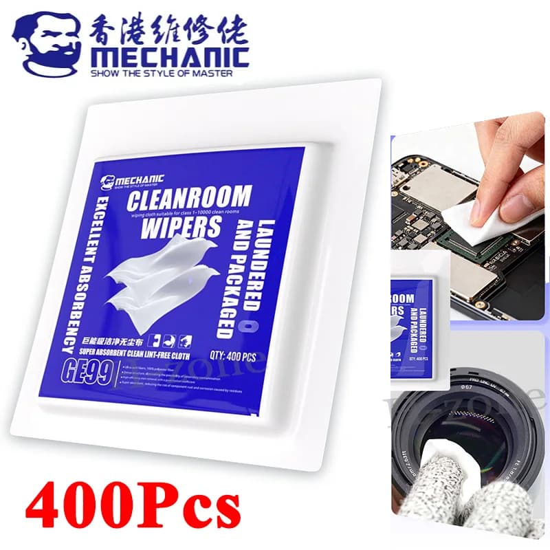 MECHANIC GE99 Anti-static Dust-free Wiper for Mobile Phone Tablet LCD Lens Glass Back Cover Repair Wiping Dust Removal Tool