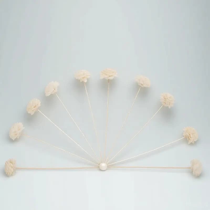 10 bastoncini diffusori in legno di rattan con fiori secchi, profumati per aromaterapia, decorazione per la casa, fragranza per ambienti, a forma di fiore, per cucina e camera da letto