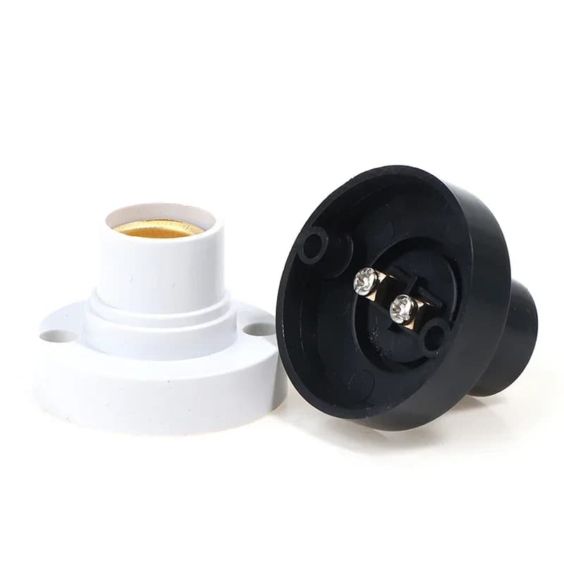 JOYINLED 10PCS Adapter Converter 100-230V Screw Lamp Base E14 Lamp Holder Socke Base Light Bulb E14 Socket Holder Adapter