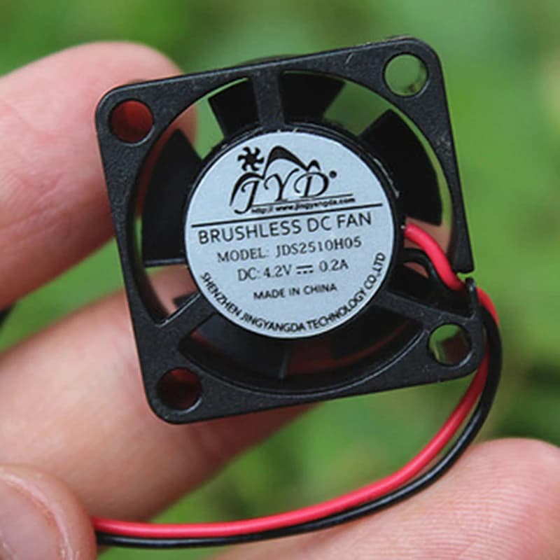 Ventilatore Brushless Ultra-miniatura elettrico DC 5V 6V 2507 Mini Micro piccola ventola di raffreddamento