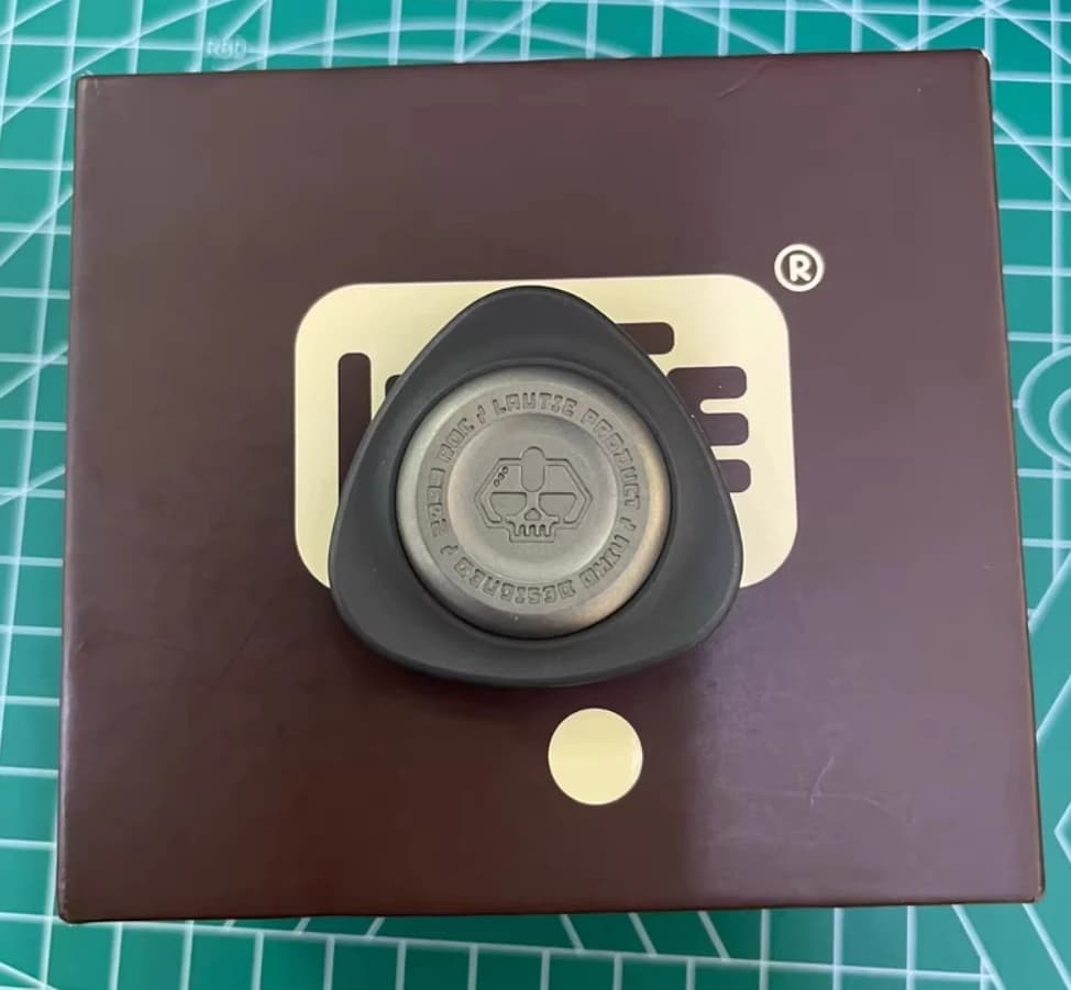 Giocattolo di decompressione fidget spinner 1.0 per sabbiatura in zirconio EDC Lautie ROC usato