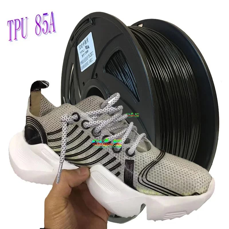 TPU 85A materiali di consumo per stampanti 3D materiali di consumo a filo flessibile filo di elastomero diametro 1.75mm materiali di consumo 1KG
