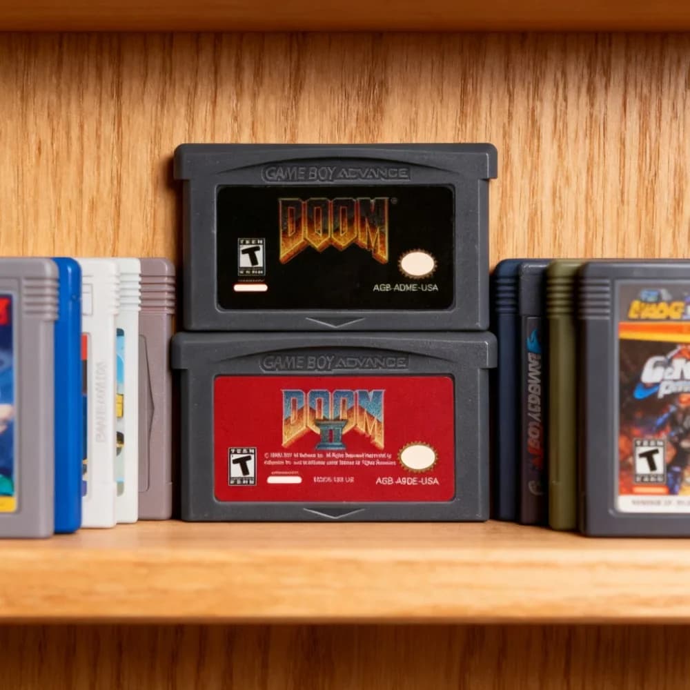 Cartuccia di gioco GBA Cartuccia serieDOOM Scheda console per videogiochi a 32 bit DOOM 1 DOOM 2 per GBA GBASP NDSL