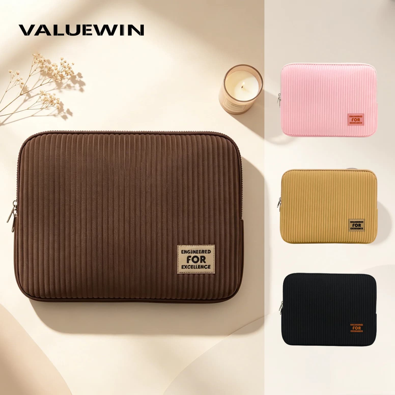 Borsa per laptop da 14 pollici per MacBook, Surface ASUS HP Lenovo Dell Huawei, resistente all'usura, antiurto, portatile.
