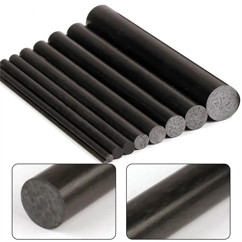 High Strength Carbon Fiber Sticks Wrapping Thread Reinforcement Rod Fishing Rod Repair Kit Light Weight Solid