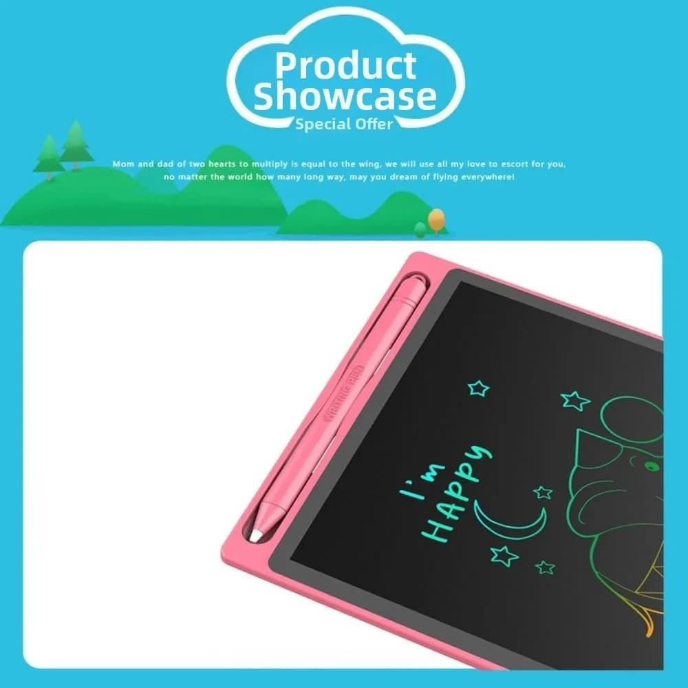 4.4/6.5in LCD Drawing Board Multicolor Plastic Children's Electronic Drawing Board Writing Tablet Digit Magic Blackboard