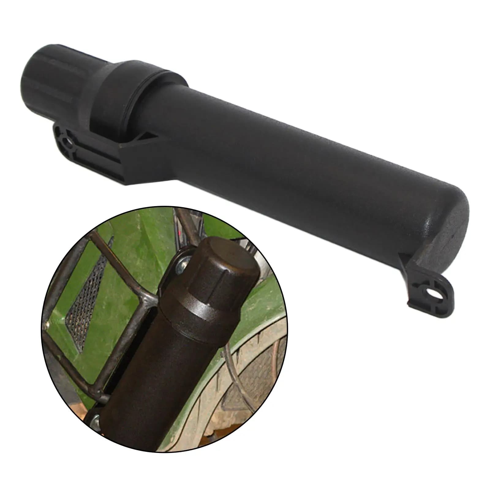 Scatola portaoggetti impermeabile per guanti, universale per moto, nera, 315x55 mm