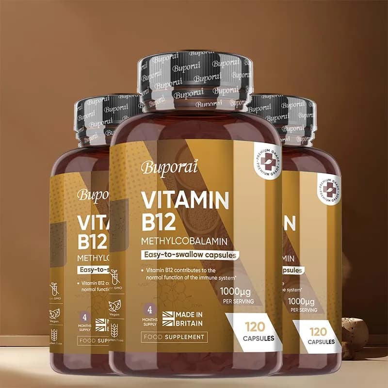 Integratore di Vitamina B12 - Energia, Memoria, Umore, Funzione Cardiaca, Supporto per Sistema Nervoso e Immunitario