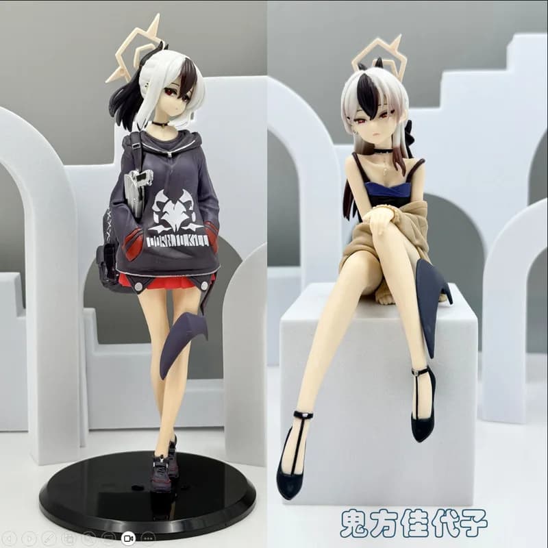 Anime Figure Kayoko Onikata Blue Archive Two Dimensional Beauty Pvc Collectible Model Desktop Decor For Adult Collectors