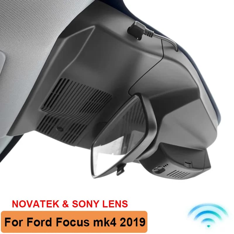 4K HD Night Vision WiFi Car DVR For Ford Focus mk4 For Ford Focus 2018 2019 2020 2021,OEM USB Port installation,G-sensor&APP