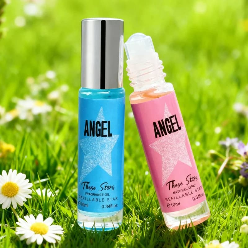 Fragranza Roll-On 10ml, Profumo Leggero a Lunga Durata Senza Alcool, Olio Essenziale Naturale Fresco in Formato da Viaggio