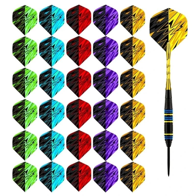G6DE 30Pcs Steel Tip and Soft Tip Darts Equipment Darts Game Standard Darts Flights