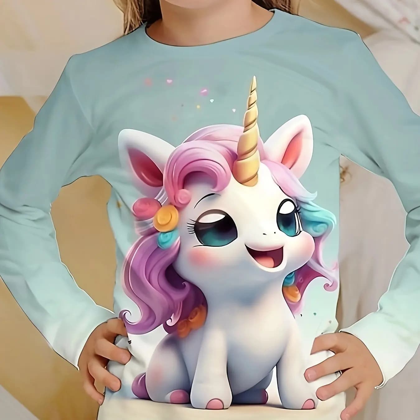 Abbigliamento per bambini T-shirt per ragazza T-shirt per bambini a maniche lunghe Cartoon Cute Comic Print Bambini Estate Autunno Vestiti O-Collo Ragazza Top