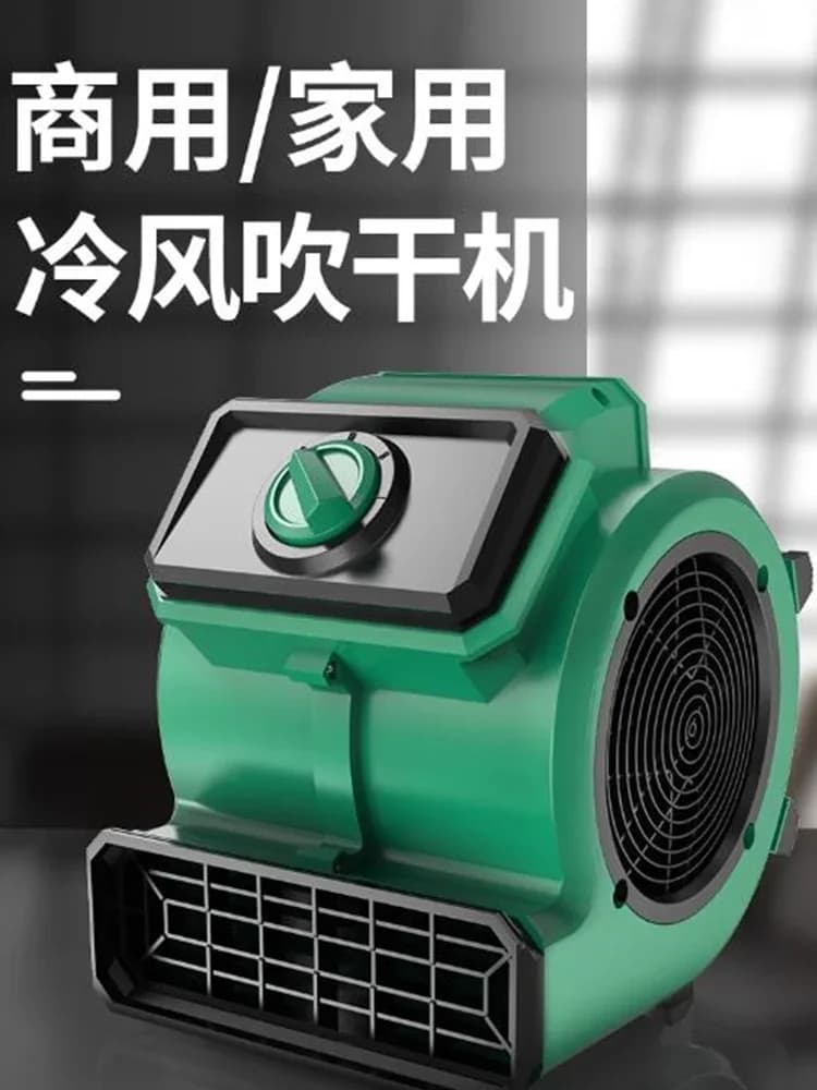 Ventilatore commerciale Asciugacapelli da terra ad alta potenza Deumidificatore rapido per pavimento WC Asciugacapelli per asciugatura nel seminterrato
