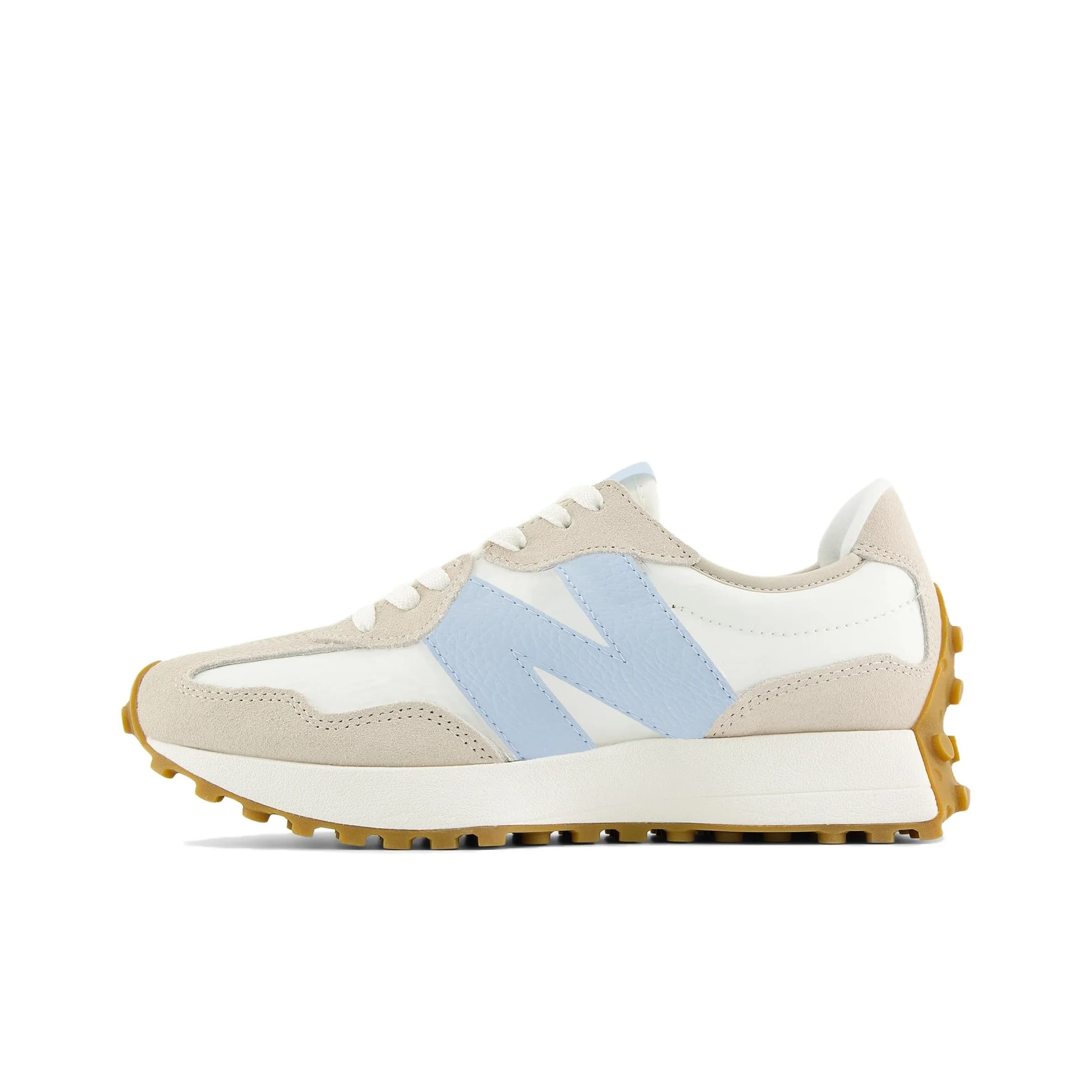 New Balance NB 327 – Scarpa da corsa casual, bassa, in gomma – da donna, beige.