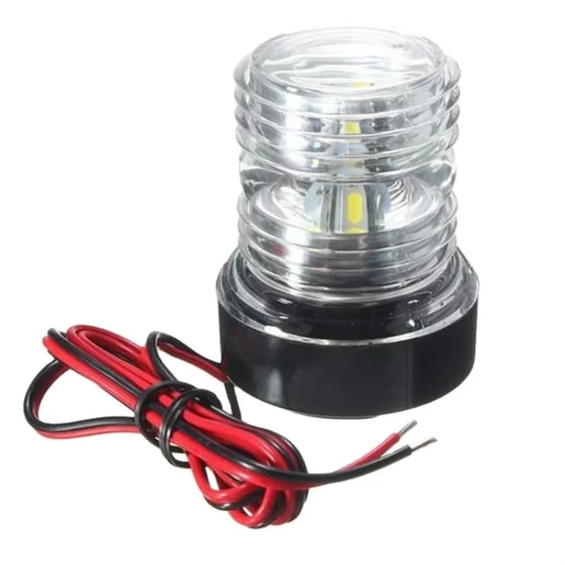 Luci di navigazione di avvertimento tutte rotonde con ancoraggio a vela per piccole barche marine per yacht a LED approvate STLF