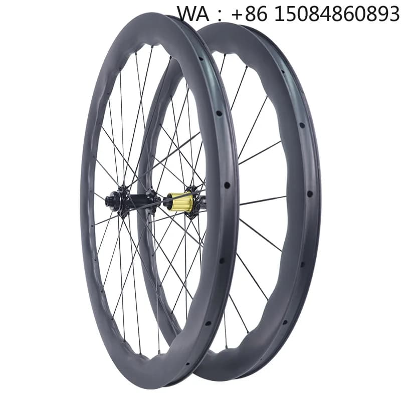 700c Special Finish Carbon Wheels, pearl white carbon fiber clincher rim, versatile disc brake road bicycle wheel parts