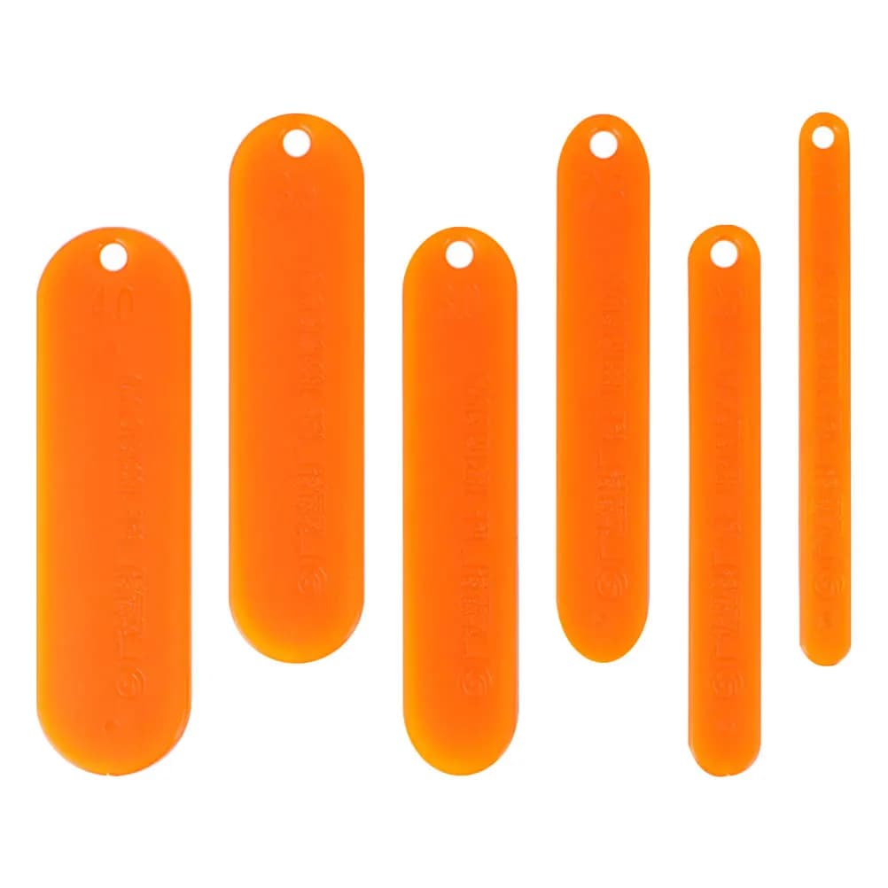 6 pezzi di plastica rete navetta strumento rete da pesca riparazione tessitura multidimensione set navette per maglieria produzione di rete forniture riparazione yacht