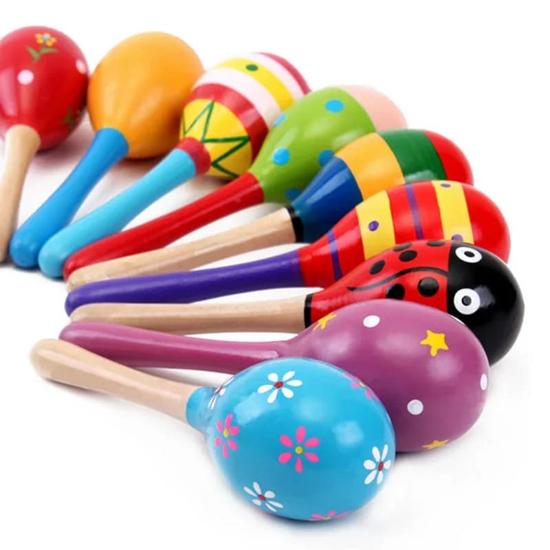 Strumenti Musicali per Bambini, Strumenti a Percussione in Legno, Tamburello, Xilofono, Giocattoli per Bambini, Giocattolo Musicale Educativo Prescolare