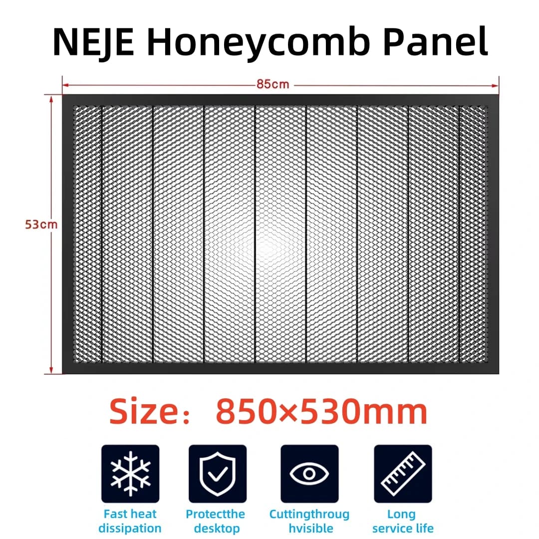 NEJE Laser Honeycomb 850×530mm Honeycomb Panel Honeycomb Work table for all brands Accessories for cutting machine tools for CNC laser engraver