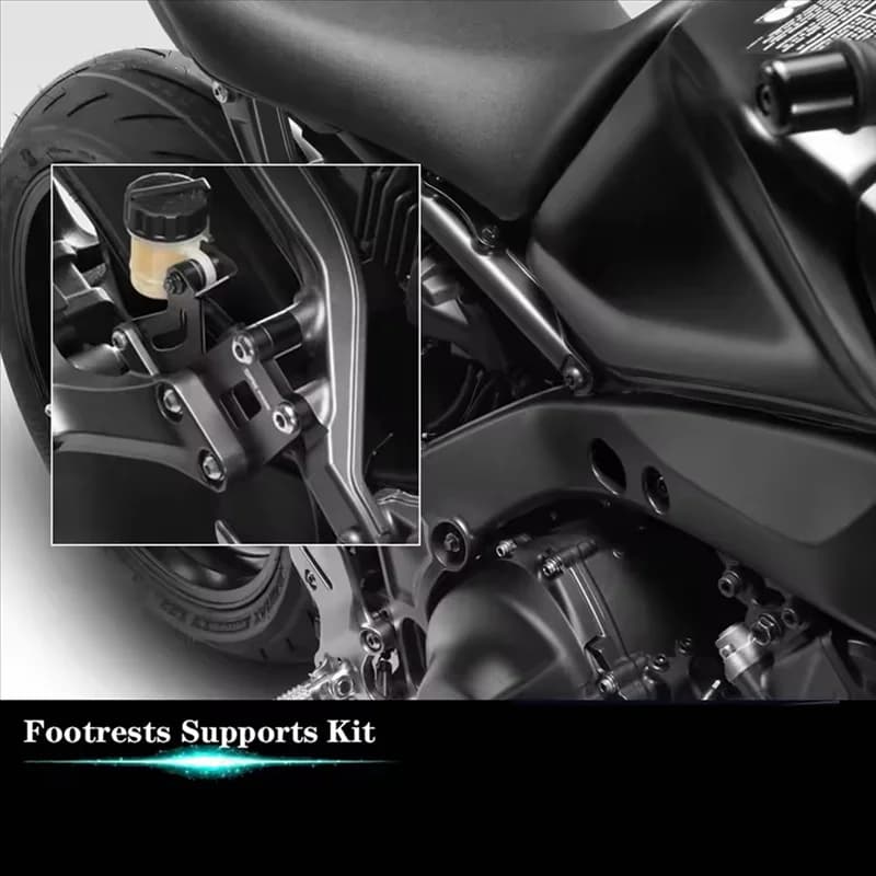 Nuovi Accessori Moto Per MT09 FZ09 MT-09 MT 09 Pedale Posteriore Kit di Abbassamento EVO Passeggero Pedane Supporta Kit-A02G
