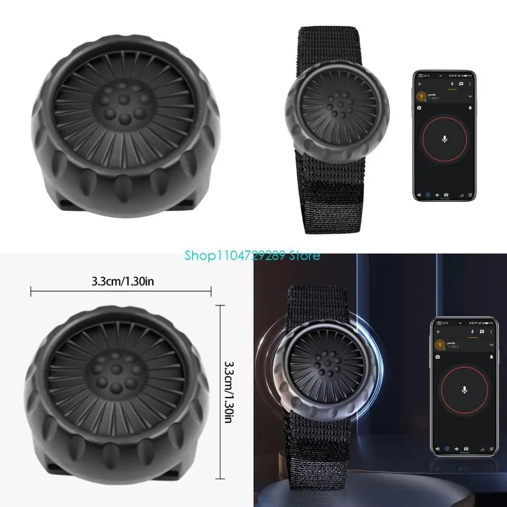D8KE Switch Switch Controller Pulsante controllo Talkie PTT con cinturino regolabile per il cellulare impermeabile