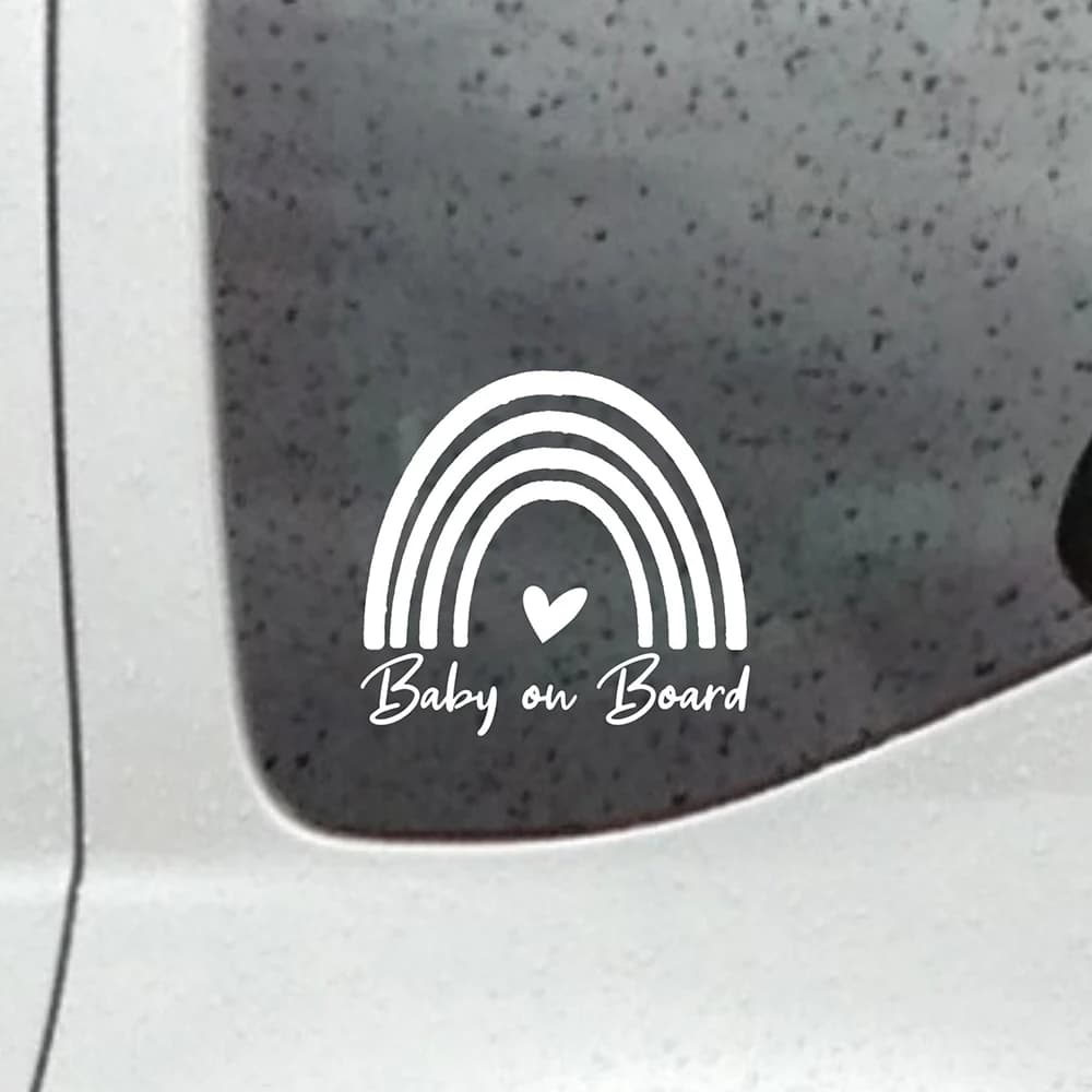 Car Window Stickers on board for children Cute decals for bumpers in die-cast vinyl Decorative accessories Warning