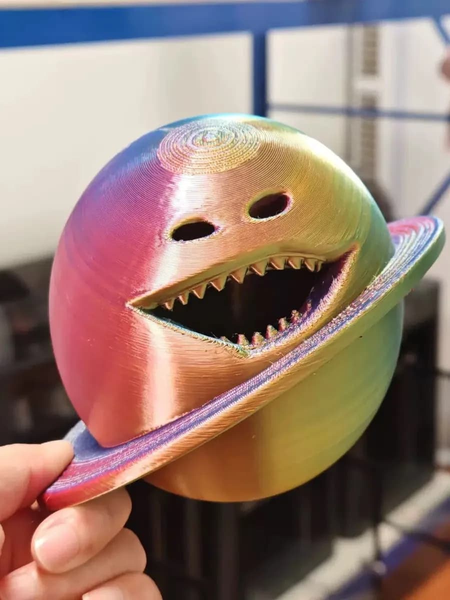 Awakened Moon Toy Planet 3D Printed Cosplay Gaming Anime Model Display Piece Plastic Doll for Boys above 6 Years