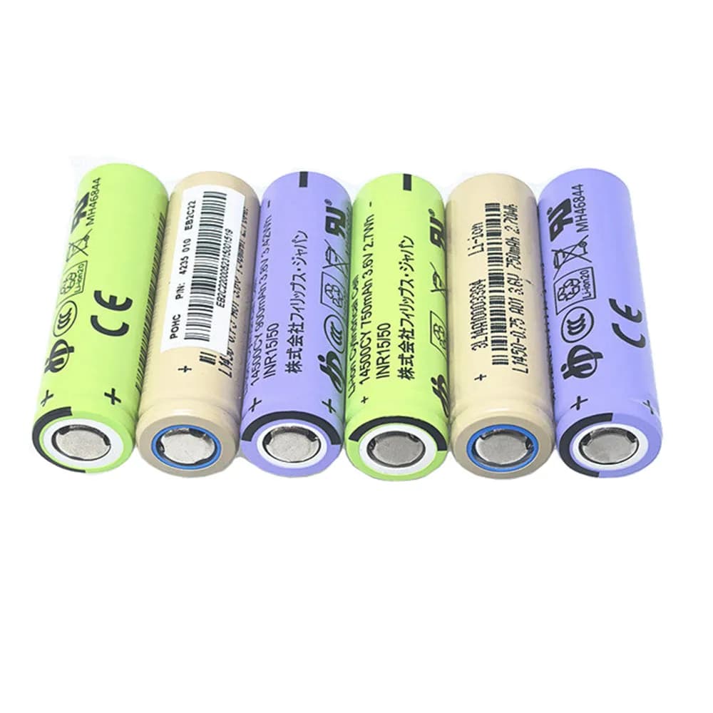 2 Batteries 14500CY UR14500AC for Electric Razor and Brush Braun Oral B iO4 iO5 iO7 iO9 S5 S6 S7 S51 53B 73S 4200 5762