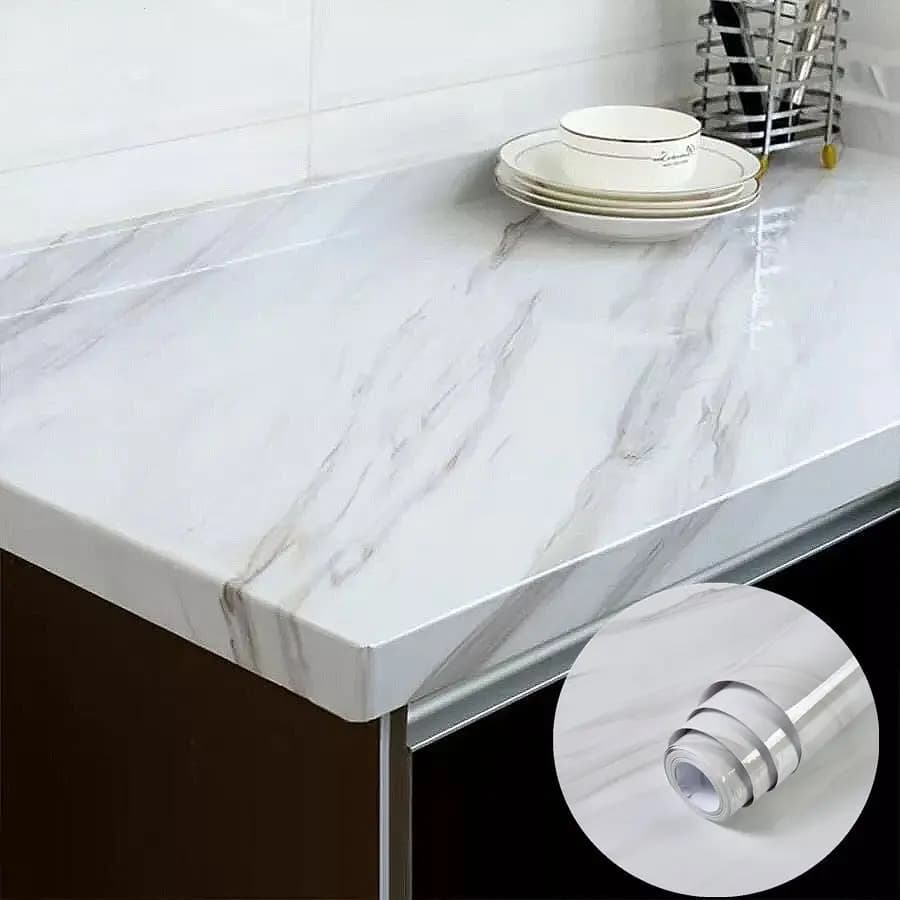 Adesivo per olio da cucina da 80 cm, modello in marmo autoadesivo, impermeabile, per armadio, stufa, controsoffitto, carta da parati, desktop, bagno, ristrutturazione