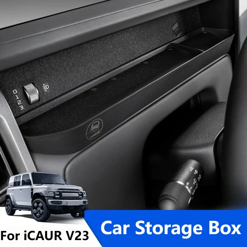 For iCAUR V23 Sport AWD Car Dashboard Storage Box Passenger Side Organizer Tray Anti-slip Car Interior Accessories