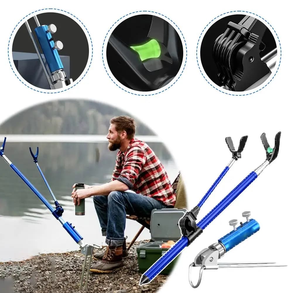 New Support Telescopic Fishing Rod 1.7M/2.1M/2.4M Stainless Steel Reinforced, for Open Fishing Tools Kit
