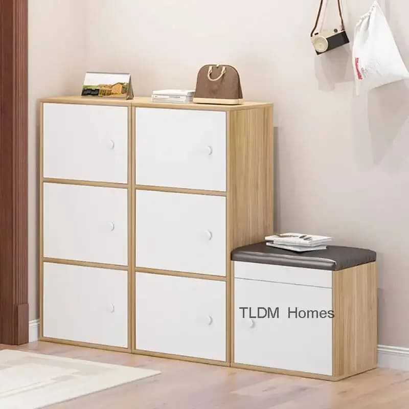 Panca per scarpe da ingresso Scarpiera Organizzatore Porta d'ingresso Scaffale Armadi Sottile Prezzo basso Sapateira Portatil Dobravel Mobili da ingresso