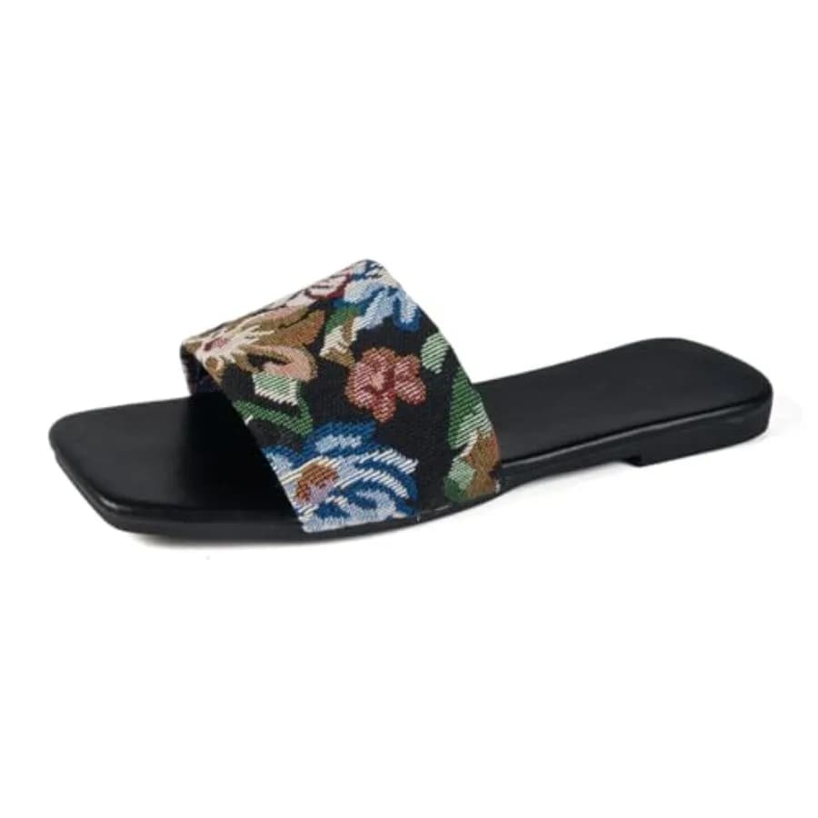 Ciabatte Estive da Donna Leggere e Antiscivolo con Design alla Moda, Comode per Interni ed Esterni, Sandali Slip-On per Casa