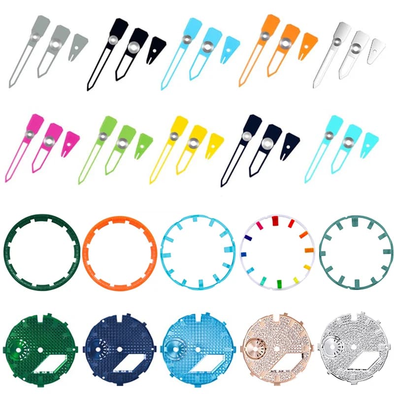 Ga2100 GA2100 Metal Time Pointer GA-2110 Mod DIY Kit Watch Metal Surface Lighting Ring Sealing Ring for Casioak G-Shock