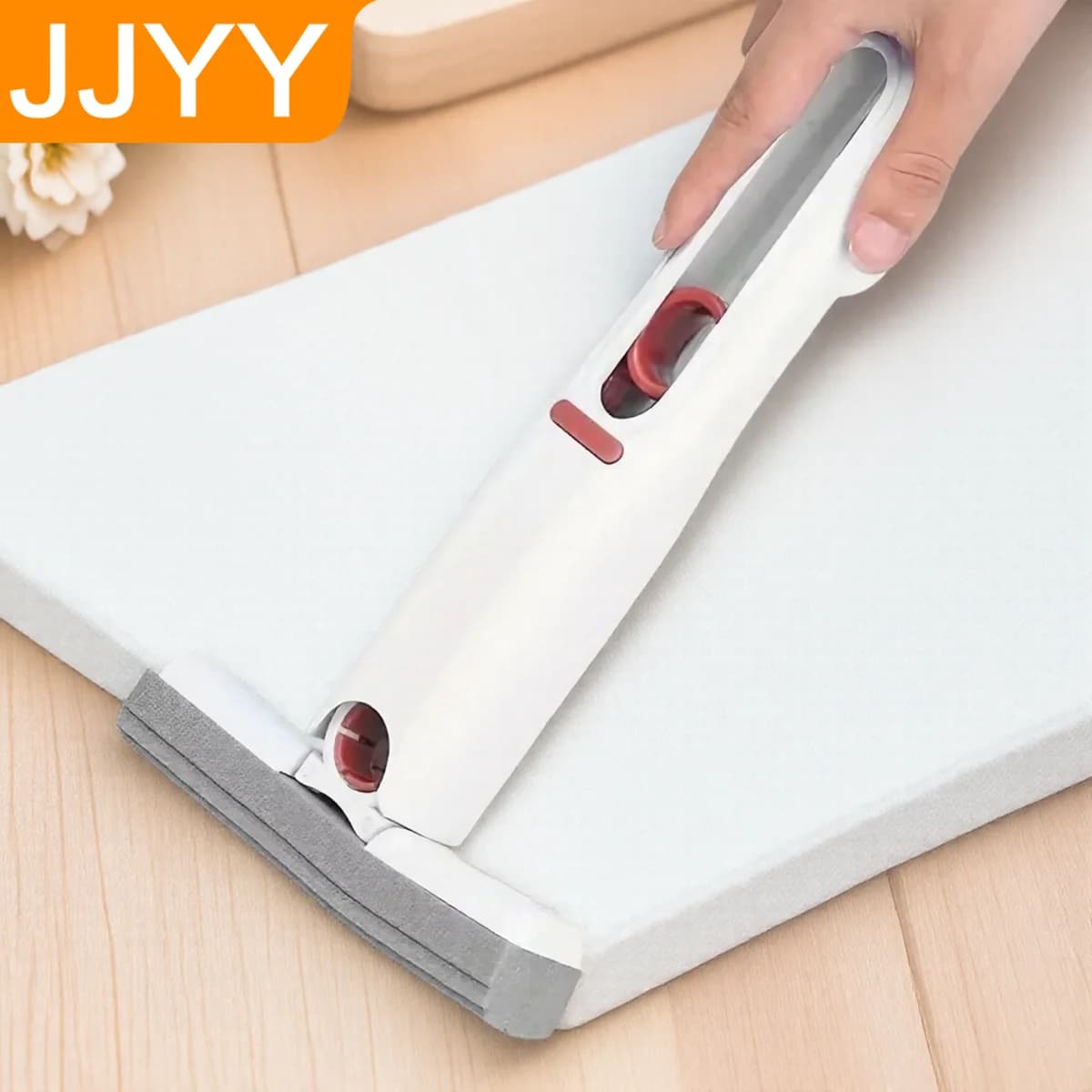 Mini Mop Portatile Senza Lavaggio a Mano, Mop Spugna per Pulizia Domestica, Mini Mop Assorbente per Vetri e Fessure del Bagno