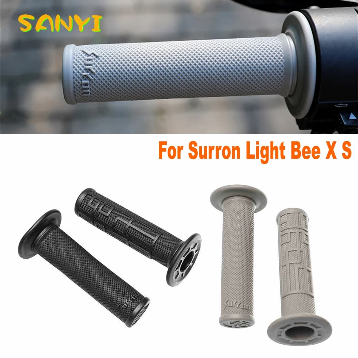For Surron Original Handlebar Grip Moto Brake Handle In Rubber Grip For Sur-Ron Sur Ron X S Light Bee Lightbee Electric Bike