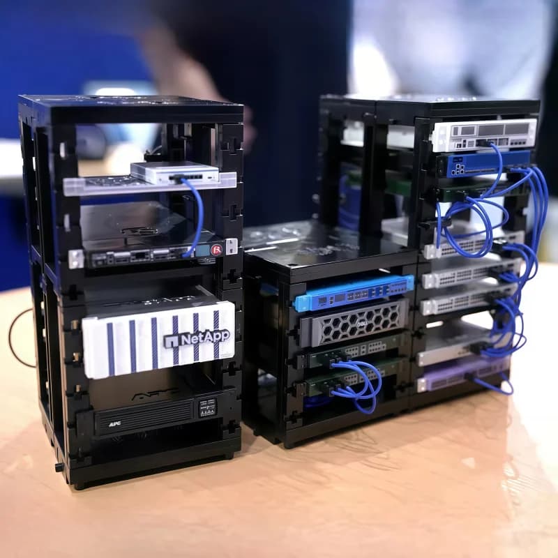 Epoch Genuine Modellino in Scala 1/12 di Apparecchiature di Rete, Server e Switch, Formato Miniatura Tascabile, Giocattolo da Collezione