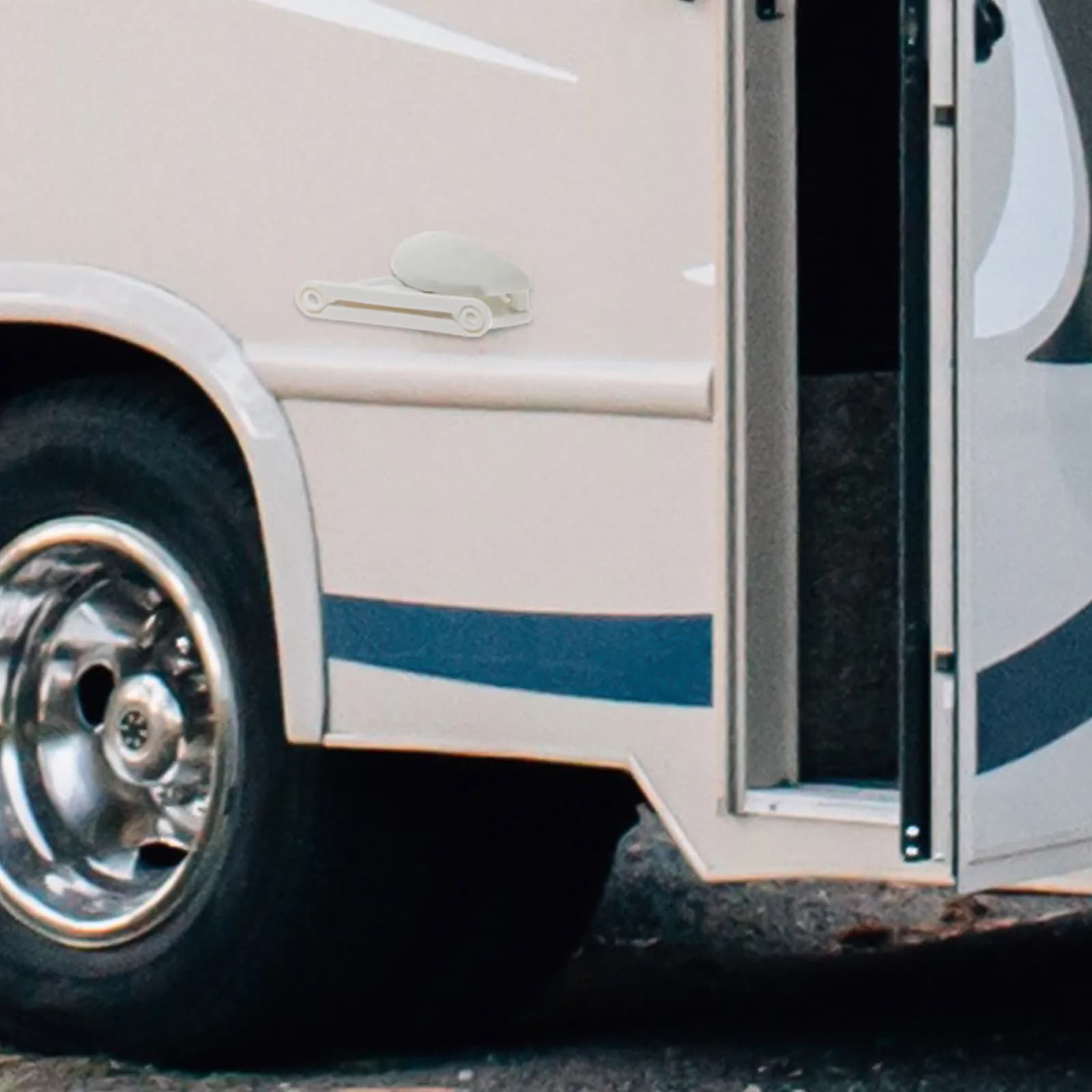 Fermo Blocco Porta RV, Supporto per Camper, Rimorchio, Porta Esterna e Interna, Strumento di Fissaggio per Porta e Paraurti